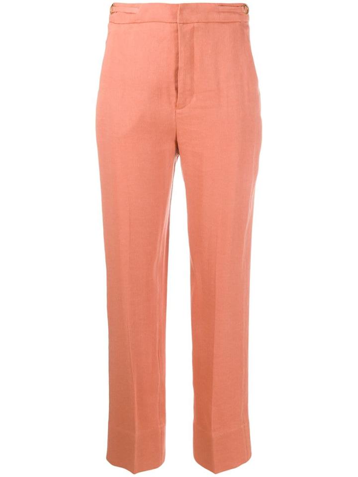 L'autre Chose Creased Slim Fit Trousers - Neutrals