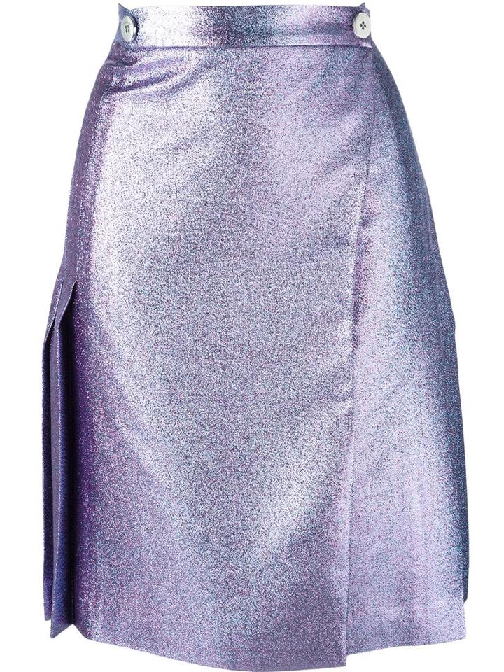 Marco De Vincenzo Hologram Effect Skirt