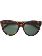 Saint Laurent Eyewear Round Shaped Sunglasses - Brown