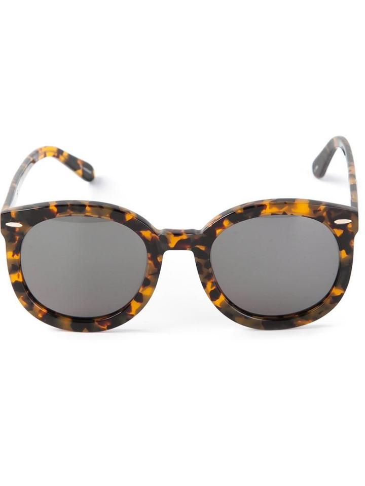 Karen Walker Eyewear 'super Duper Stregth In Crazy Tort' Sunglasses