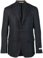 Canali Tonal Blazer - Black