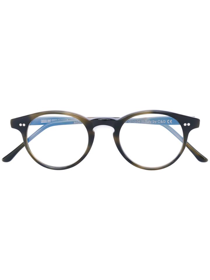Cutler & Gross Round Frame Glasses - Green