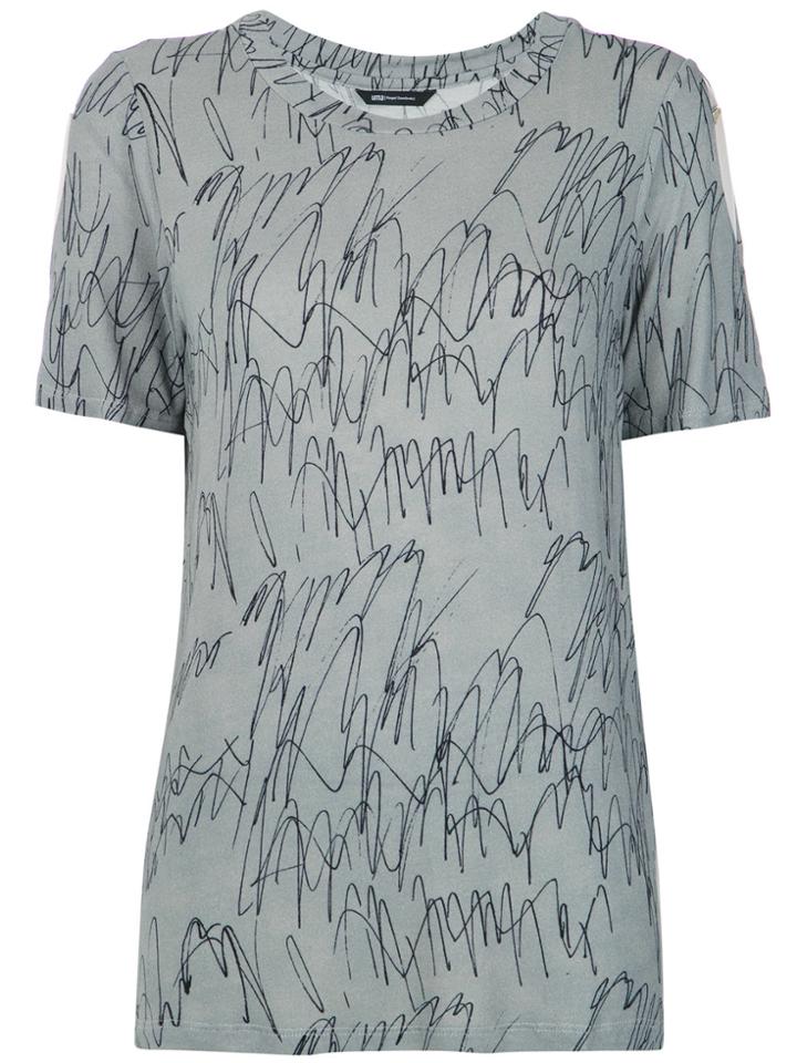 Uma Raquel Davidowicz Printed Top - Grey