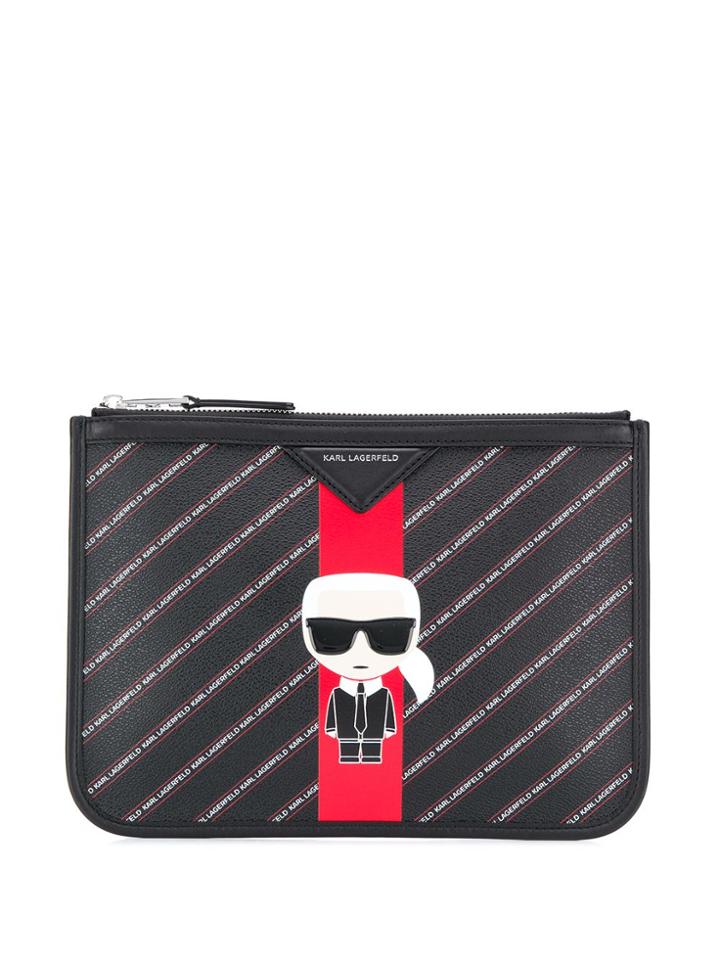 Karl Lagerfeld K/ikonik Small Pouch - Black