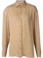 Tomas Maier Oversized Shirt, Women's, Size: 8, Nude/neutrals, Polyester