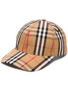 Burberry Vintage Check Baseball Cap - Neutrals
