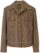 Fendi Pre-owned Zebra Pattern Long Sleeve Jacket - Brown