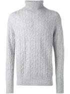 N.peal Roll Neck Sweater, Men's, Size: Xxl, Grey, Cashmere
