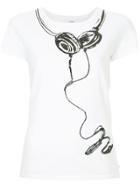 Marc Cain Headphones T-shirt - White