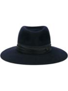 Maison Michel Charles Hat, Women's, Size: Medium, Blue, Wool Felt