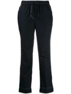 P.a.r.o.s.h. Denim-style Cropped Trousers - Blue