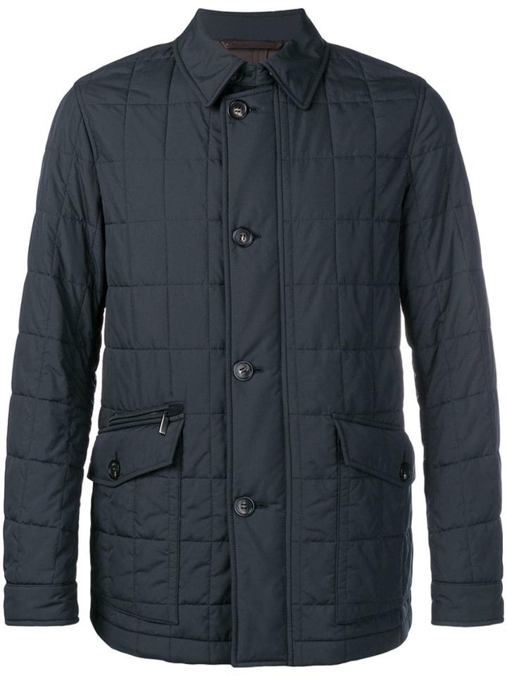 Ermenegildo Zegna Technical Fabric Jacket - Blue