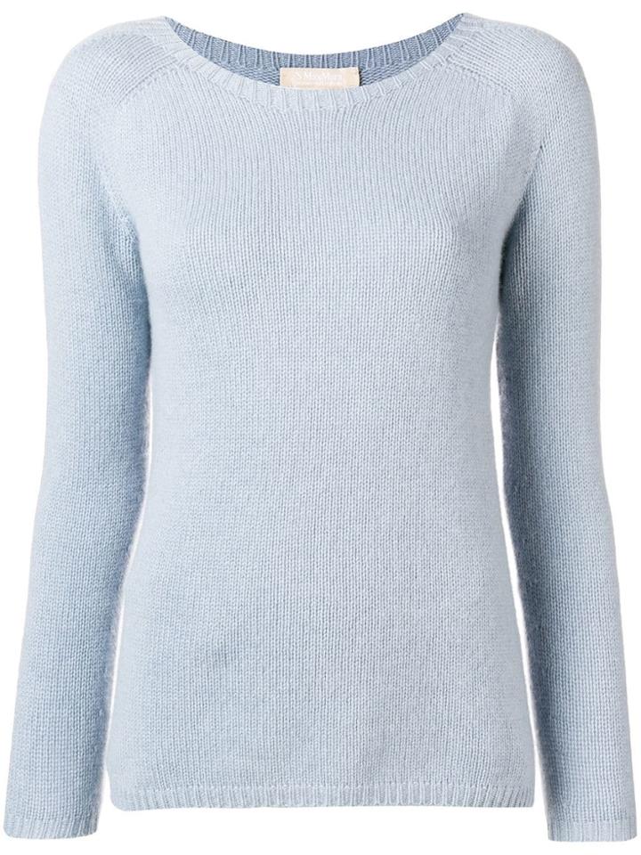's Max Mara Boat Neck Jumper - Blue