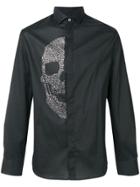 Philipp Plein Embellished Skull Shirt - Black