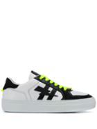 Neil Barrett Pierced Modernist Ultra-light Sneakers - White