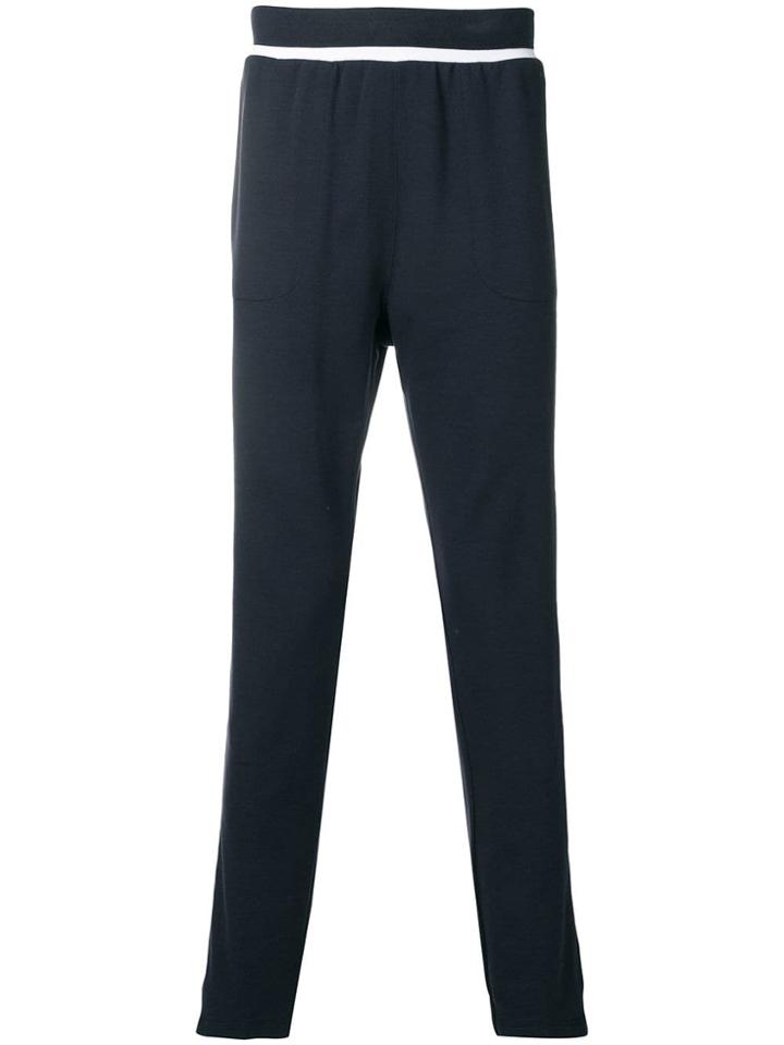 Z Zegna Side Stripe Track Pants - Blue