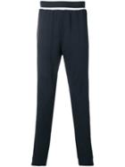 Z Zegna Side Stripe Track Pants - Blue