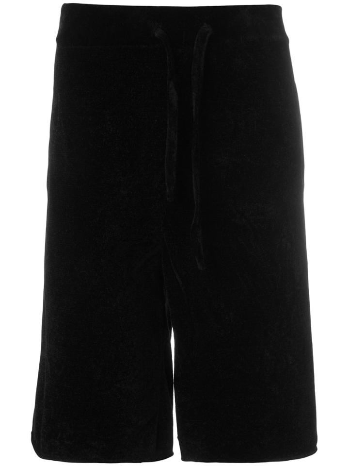 Laneus Terry Shorts - Black