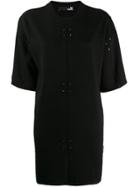 Love Moschino Short Stud-embellished Dress - Black