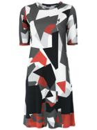 Tufi Duek Geometric Print Shift Dress - Multicolour