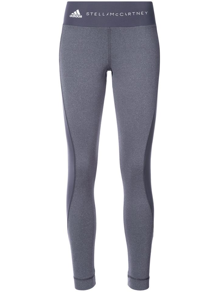 Adidas By Stella Mccartney Stretch Waistband Sports Leggings - Grey