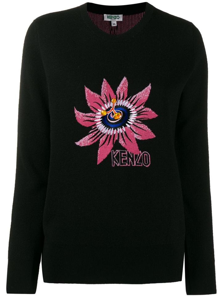 Kenzo Passion Flower Jumper - Black