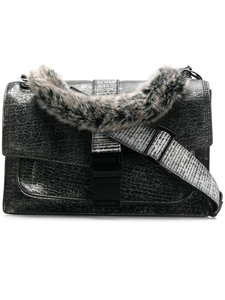 Diesel Miss-match Crossbody Bag - Black