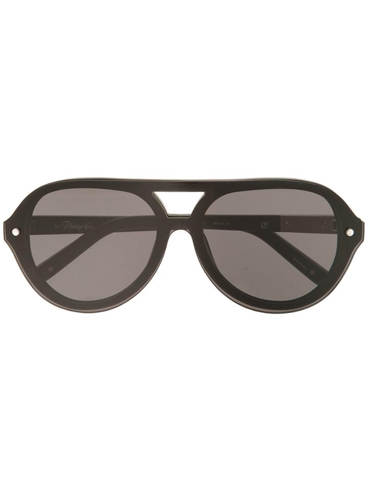 Linda Farrow Philip Lim 117 Sunglasses - Black