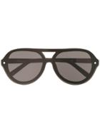 Linda Farrow Philip Lim 117 Sunglasses - Black