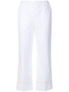 No21 Cropped Trousers - White