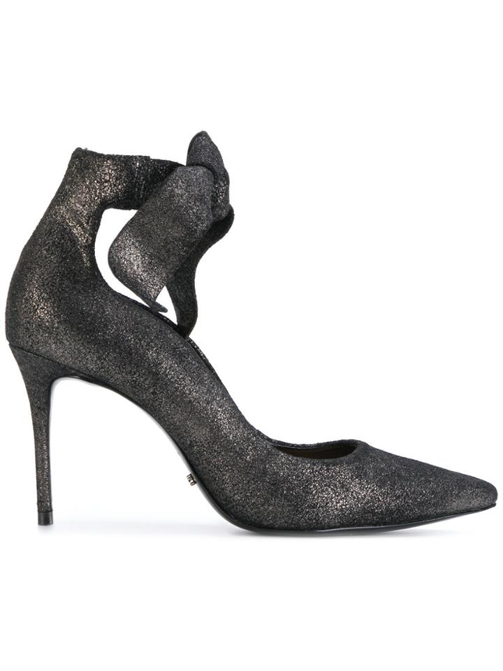 Schutz Bow-tied Pointed Pumps - Black
