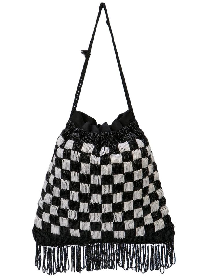 Staud Gabbie Beaded Bag - Black