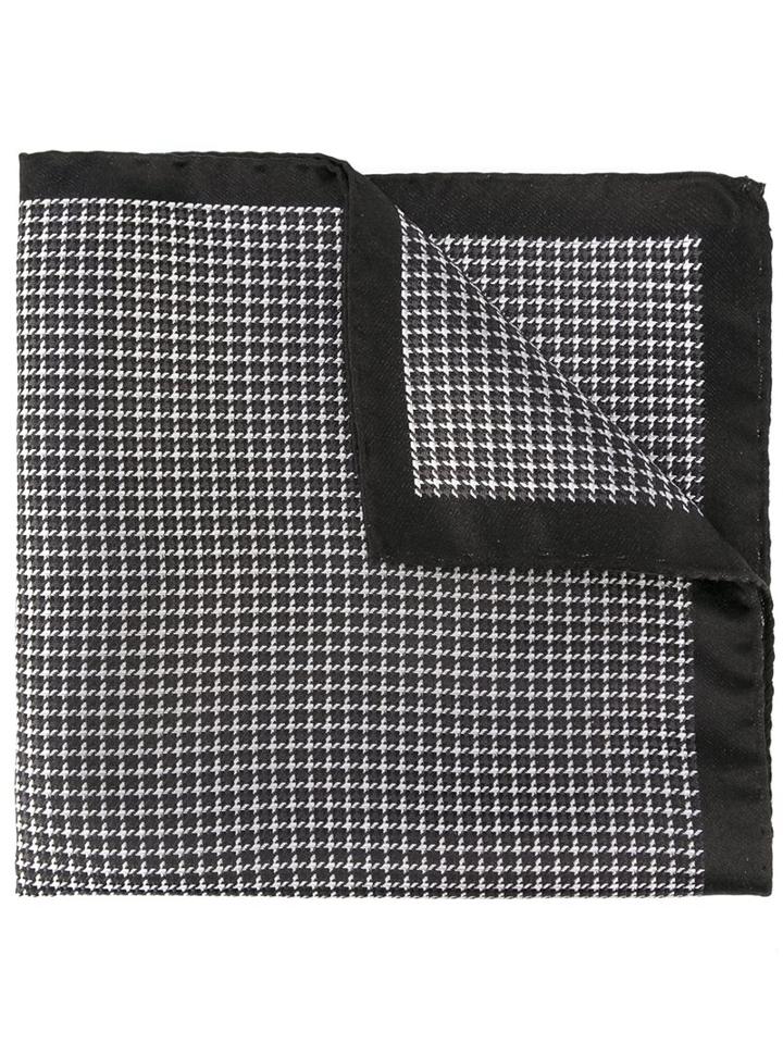 Gabriele Pasini Houndstooth Pocket Square