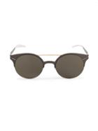 Mykita - Round Frame Sunglasses - Unisex - Other Fibres - One Size, Grey, Other Fibres