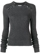 Isabel Marant Étoile Koyle Ribbed Knit Sweater - Grey