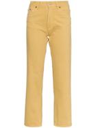Jacquemus High Rise Cropped Jeans - Brown