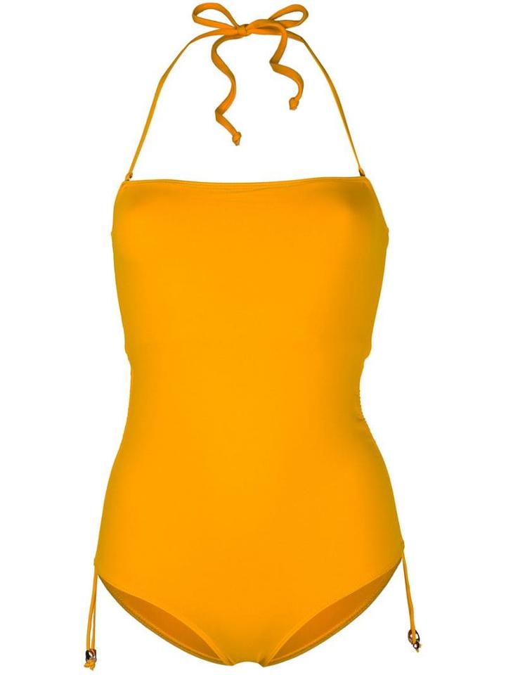Tara Matthews Caspio Halterneck Swimsuit - Orange