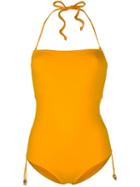 Tara Matthews Caspio Halterneck Swimsuit - Orange