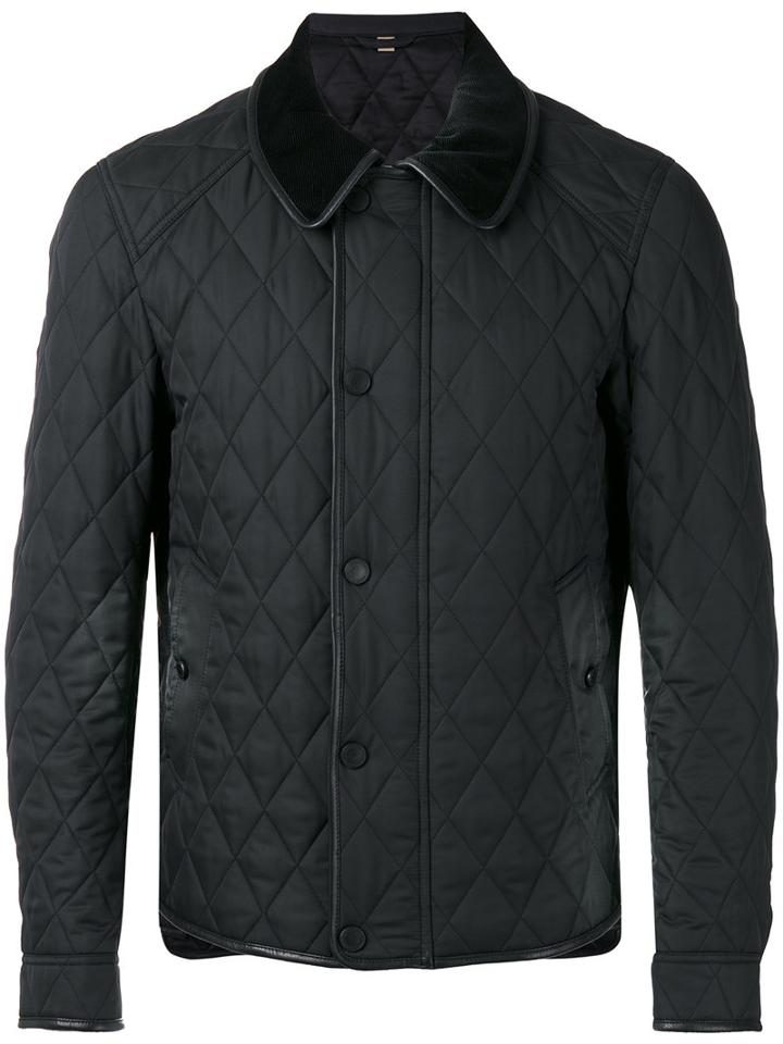 Burberry - Quilted Coat - Men - Polyamide/polyester/acetate/viscose - 50, Black, Polyamide/polyester/acetate/viscose
