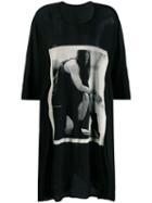 Rick Owens Drkshdw Photo Print Oversized T-shirt - Black