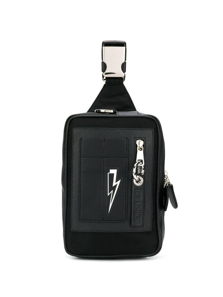 Neil Barrett Thunder Bolt Bag - Black