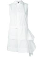 Dsquared2 Layered Shirt Dress - White