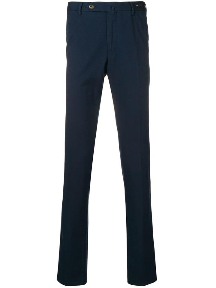 Pt01 Maestro Slim-fit Trousers - Blue