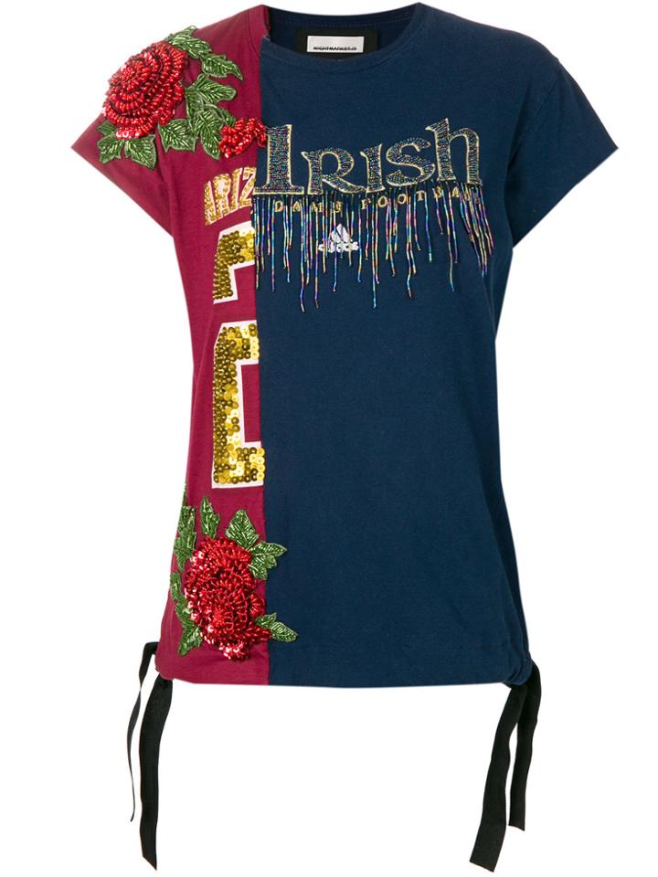 Night Market Rose Embroidered T-shirt