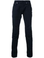 Neil Barrett - Ribbed Knee Jeans - Men - Cotton/polyurethane - 32, Blue, Cotton/polyurethane