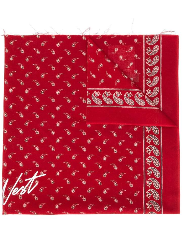 Satisfy Frayed Bandana - Red