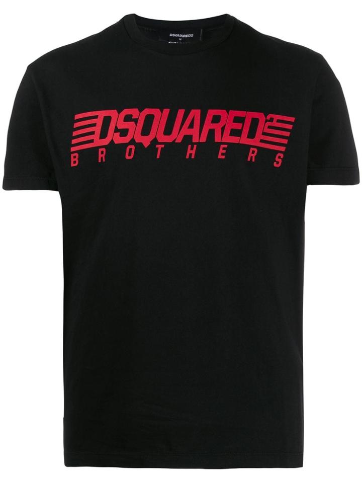 Dsquared2 Brothers Logo T-shirt - Black