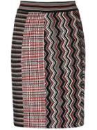 Missoni Zig Zag Knitted Skirt - Black