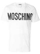 Moschino - Logo Print T-shirt - Men - Cotton - 44, White, Cotton