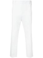 3.1 Phillip Lim - Cropped Trousers - Men - Cotton/polyester/polyurethane - 30, White, Cotton/polyester/polyurethane